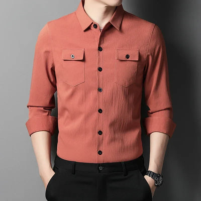 Vinthentic Premium Cotton Button-Up Shirt