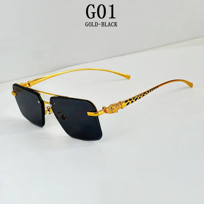 "Leopardo" Square Sunglasses
