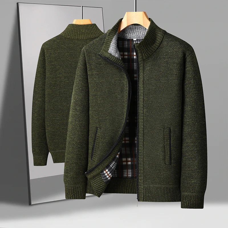 "Domenico" Full-Zip Sweater