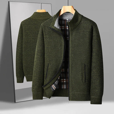 "Domenico" Full-Zip Sweater