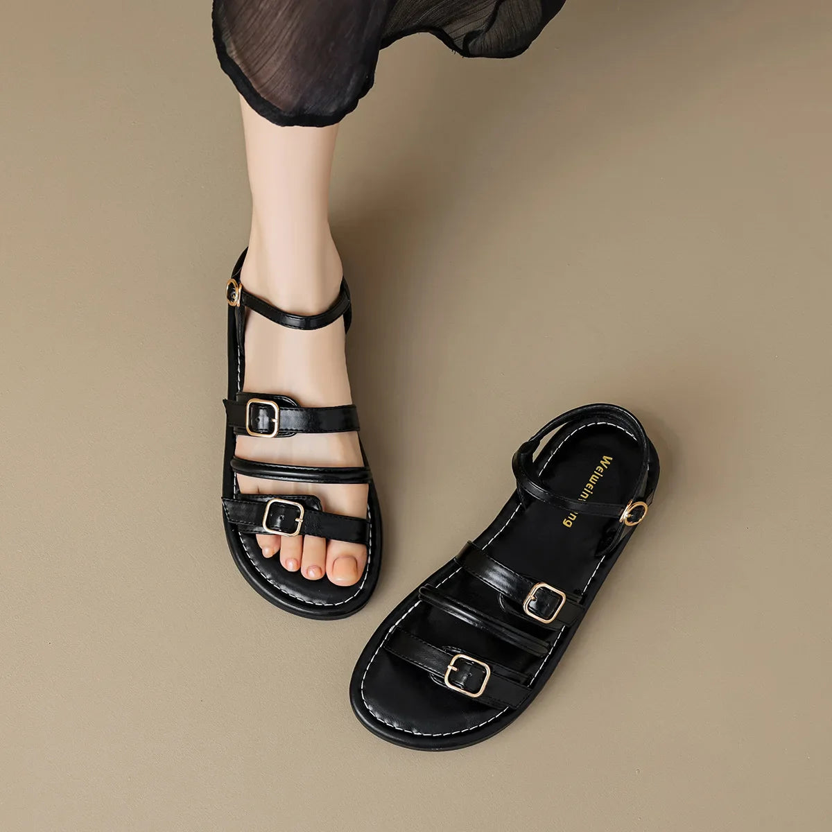 Olivetta Leather Sandals