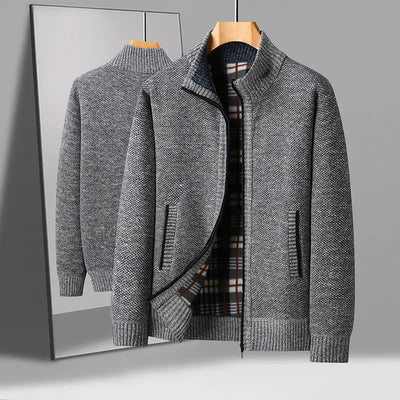 "Domenico" Full-Zip Sweater