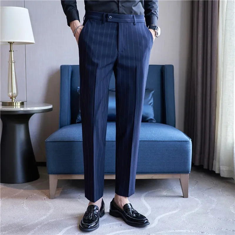 Enzo Palladino Slim Business Casual Pants