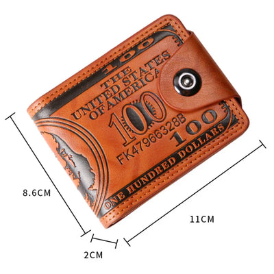 The 100 Dollar Note Leather Wallet