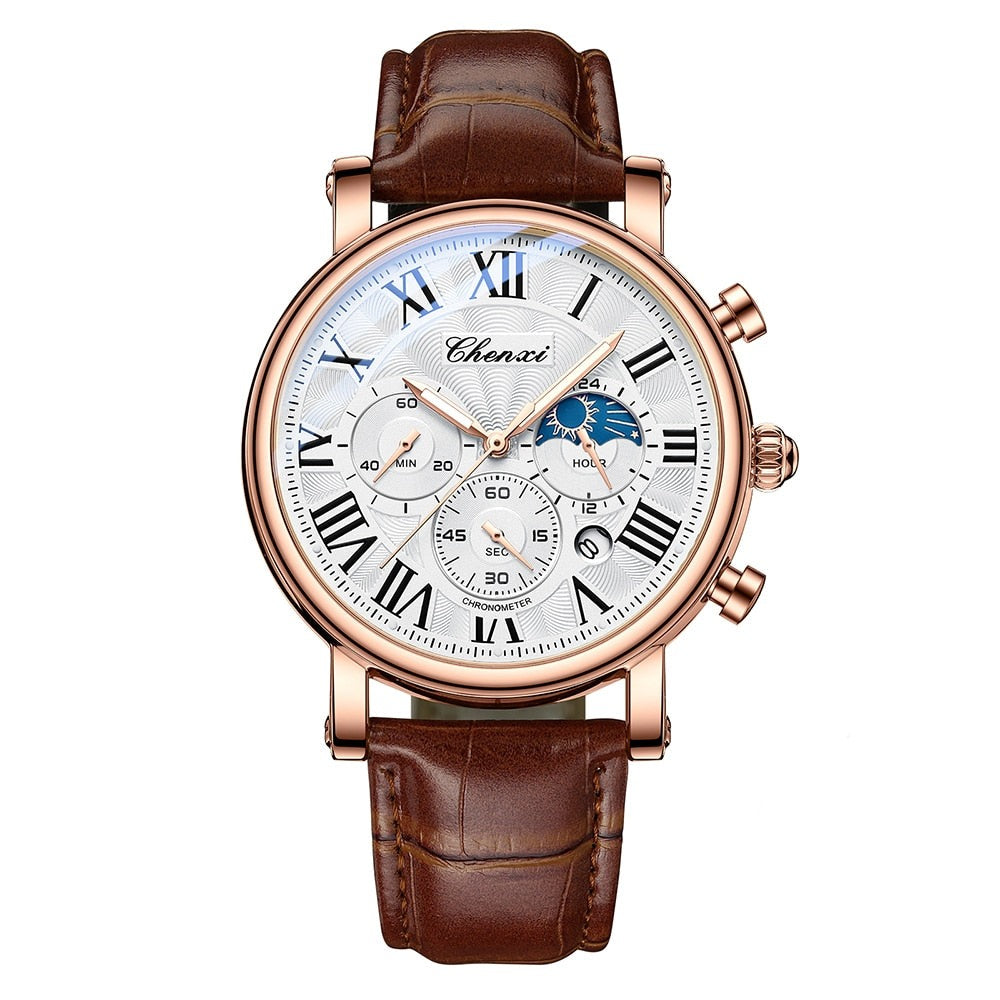 Harry Melbourne® - Luxurious Leather Quartz Watch