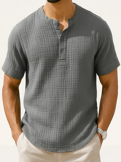 Marzio - Pleated Cotton Shirt