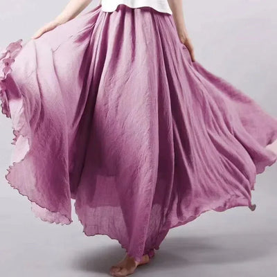 "Sunlit Breeze" Maxi Skirt