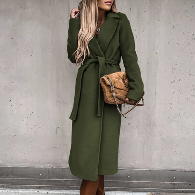 "Sofia" Classic Belted Coat