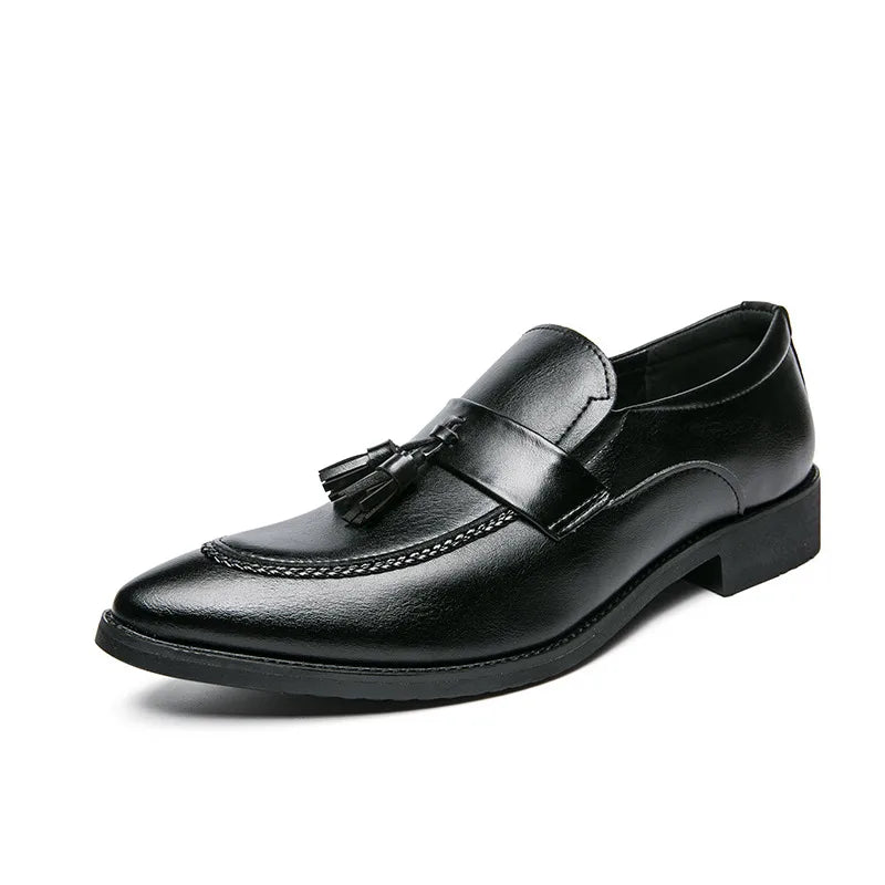 Giorgio Lanzetti Leather Tassel Loafers