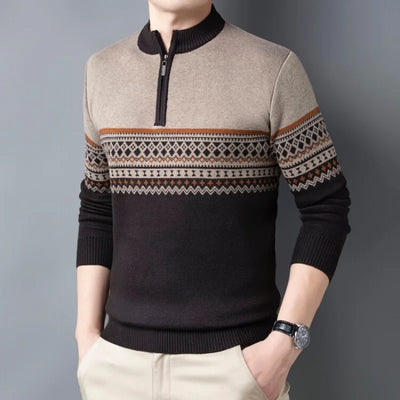 Sanzio Signature Zipper Sweater