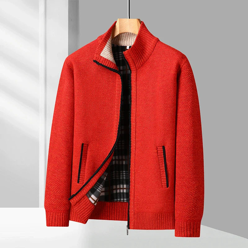 "Domenico" Full-Zip Sweater