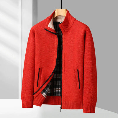 "Domenico" Full-Zip Sweater