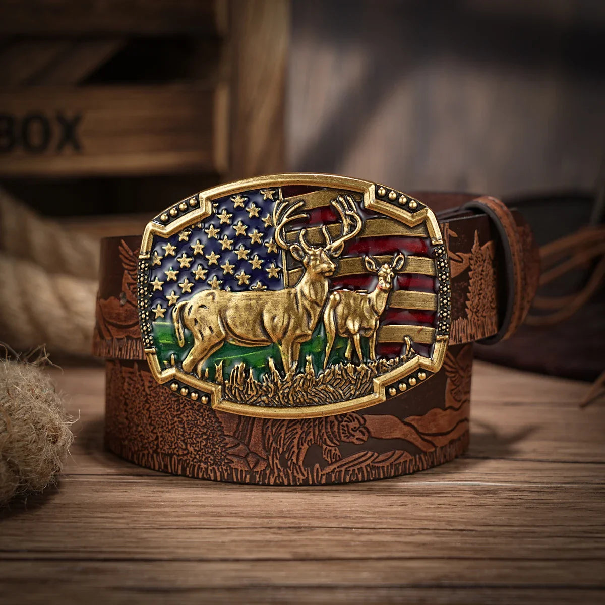 "The Cowboy" Leather Belt
