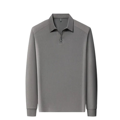 Edward Premium Long Sleeve Waffle Polo