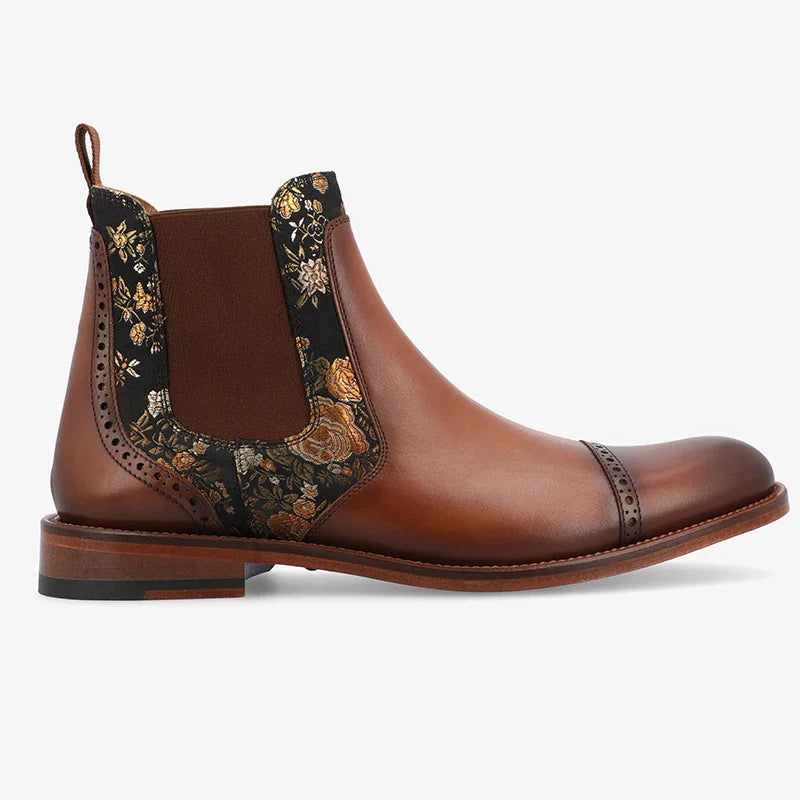 Pietro Bramante Embroidered Chelsea Boots