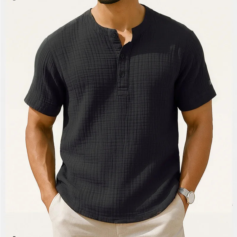 Marzio - Pleated Cotton Shirt