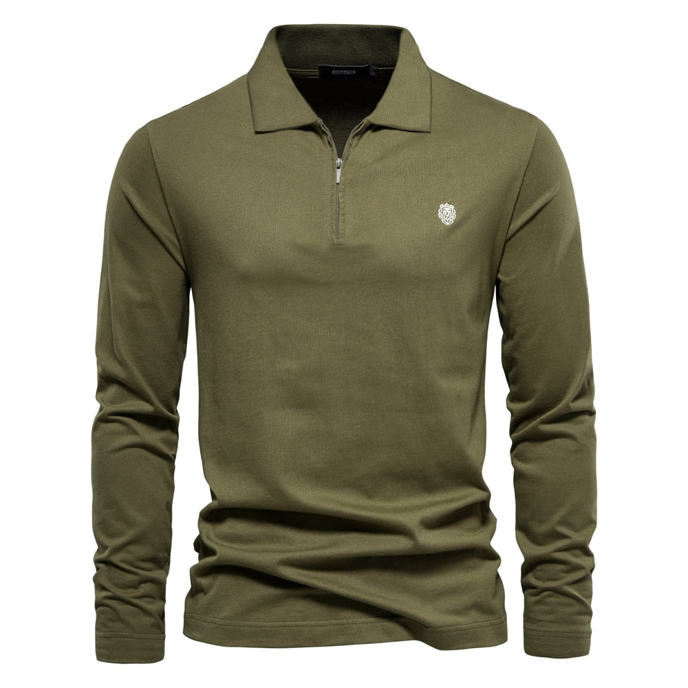 Vinthentic Heritage Men's Long Sleeve Polo