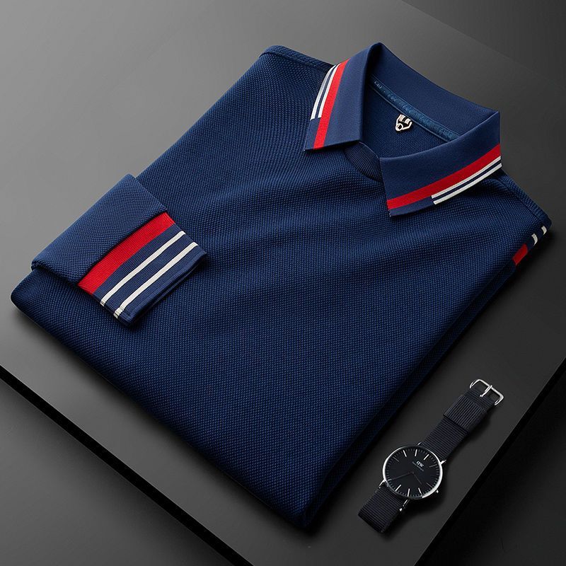 Luvior Premium Long Sleeve Waffle Polo