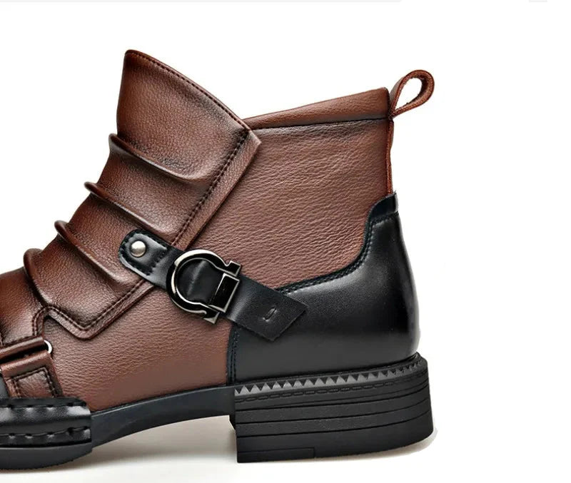 Centaur Leather Ankle Boots