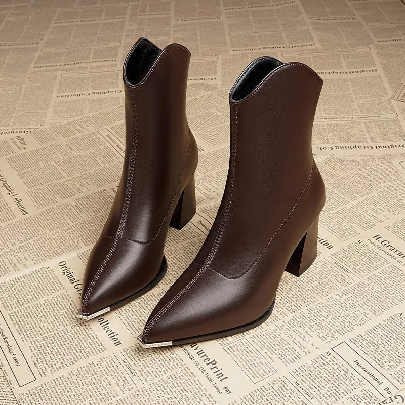 "Eleonora Costa" Block Heel Boots