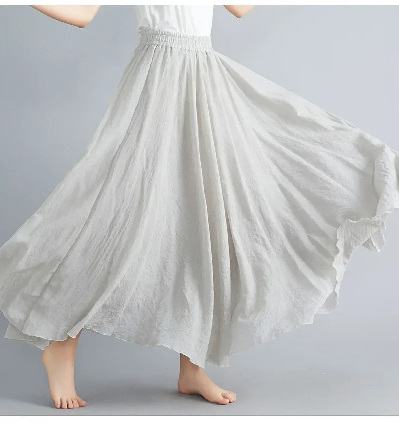 "Sunlit Breeze" Maxi Skirt
