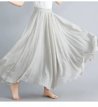 "Sunlit Breeze" Maxi Skirt