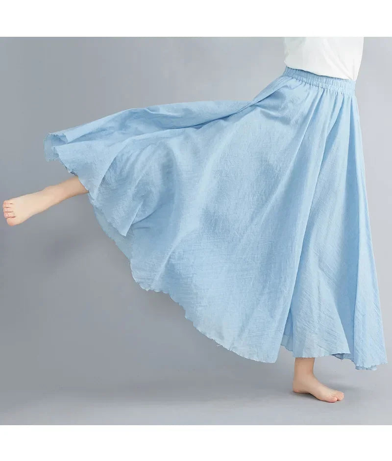 "Sunlit Breeze" Maxi Skirt