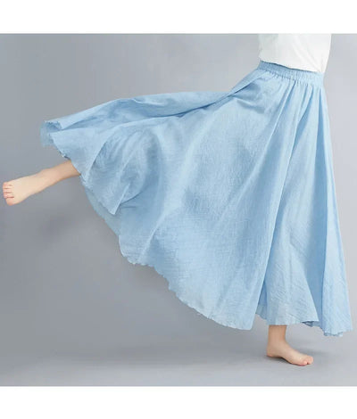 "Sunlit Breeze" Maxi Skirt