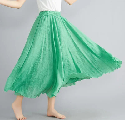 "Sunlit Breeze" Maxi Skirt