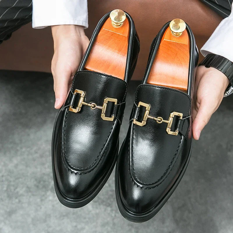 Paul Gauguin Genuine Leather Loafers