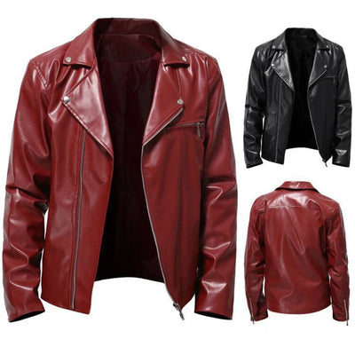 "Rossi" Biker Leather Jacket