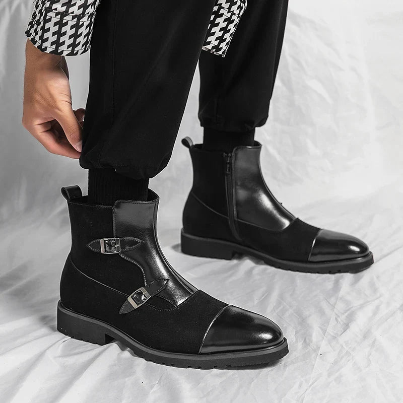 Cedric Leblanc Combat Chelsea Boots