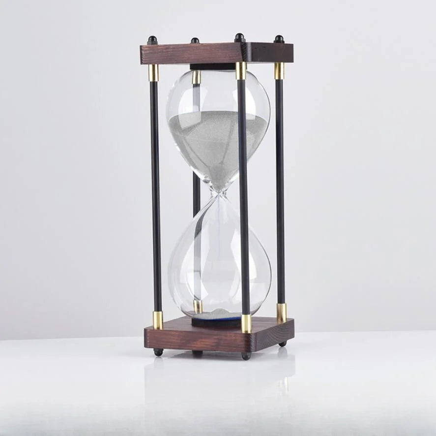 "Tempo Eterno" Wooden Hourglass
