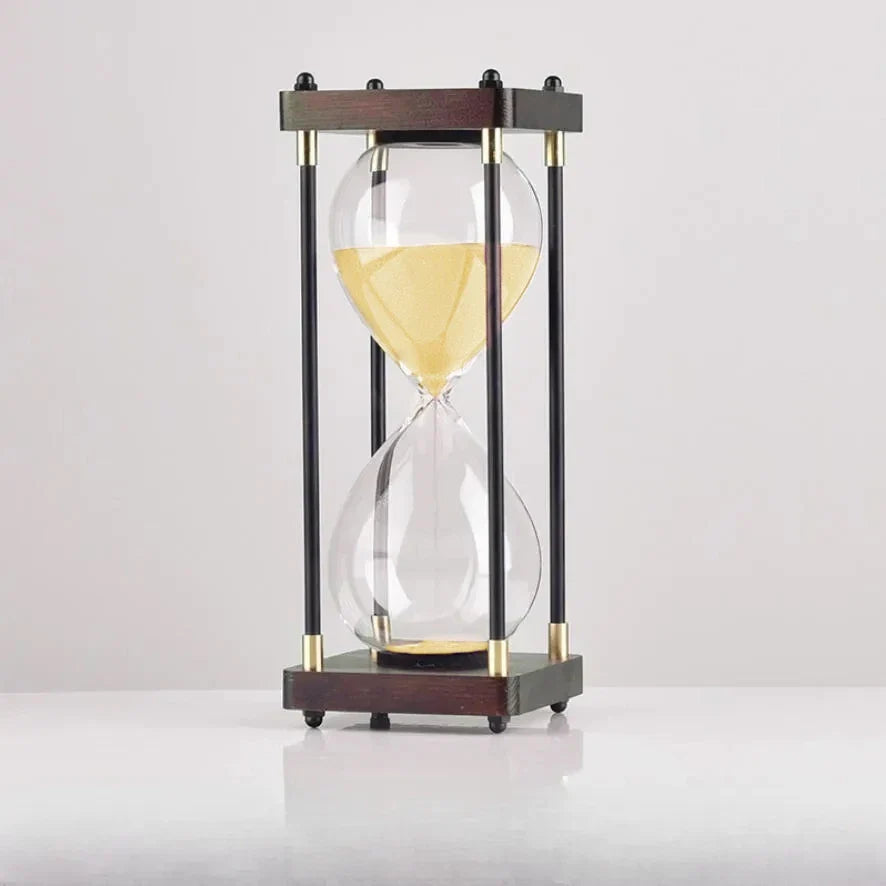 "Tempo Eterno" Wooden Hourglass