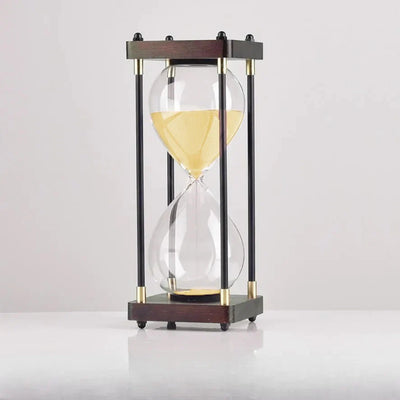 "Tempo Eterno" Wooden Hourglass