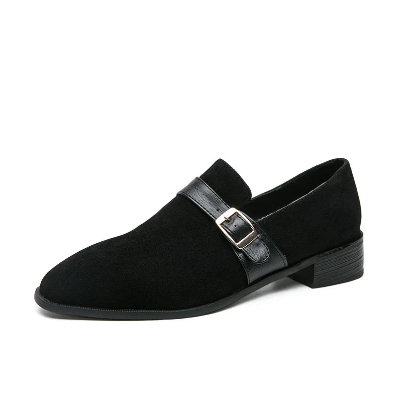 Salvatore Raphael Monk Strap Leather Moccasins Shoes