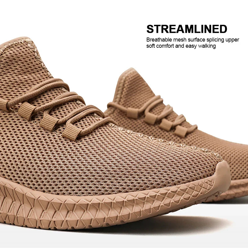 Auguste Zanobetti Men’s Knit Mesh Lightweight Sneakers