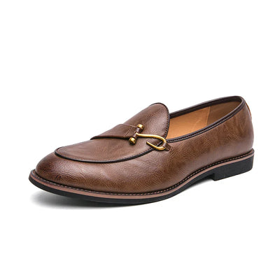 Gaspard Renaud Leather Loafers