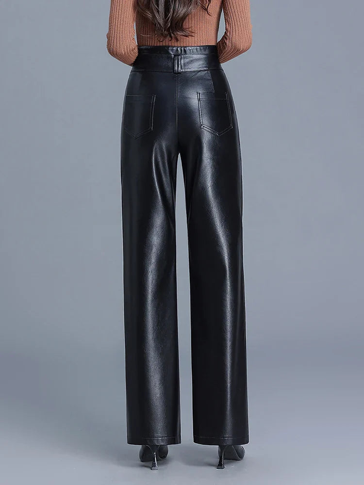 "Ginevra" Leather Pants
