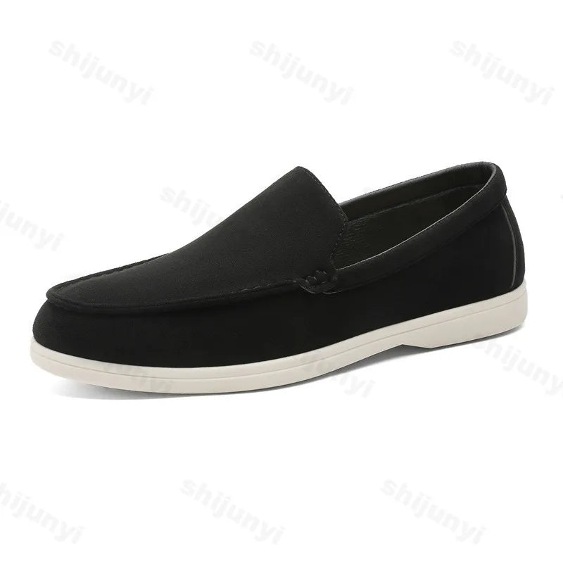 Dante Lucarello Casual Suede Slip-On Loafers