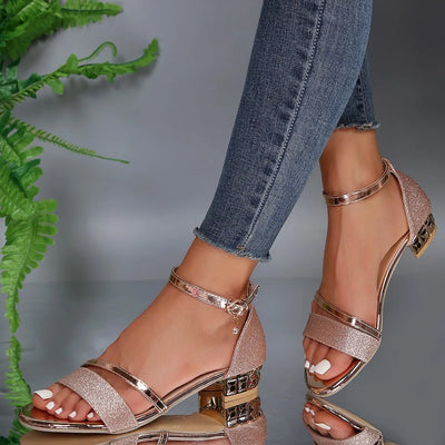 Zoey - Open Toe Ankle Strap Sandals