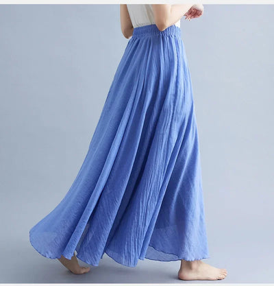 "Sunlit Breeze" Maxi Skirt