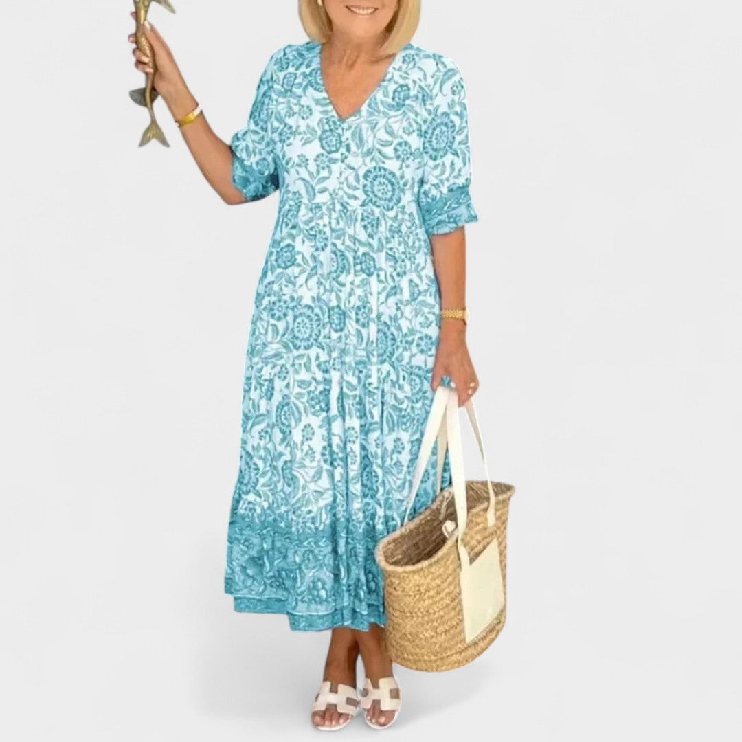 EVELYN | FLORAL TIERED DRESS