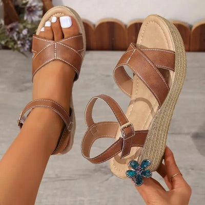 Sorietta™ | Elegant Wedge Sandals