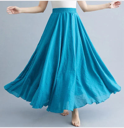 "Sunlit Breeze" Maxi Skirt