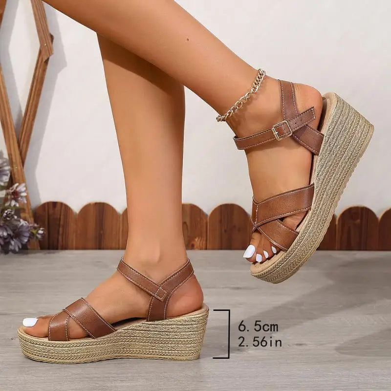 Sorietta™ | Elegant Wedge Sandals