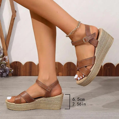 Sorietta™ | Elegant Wedge Sandals