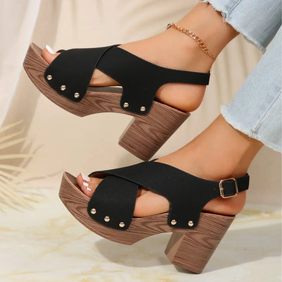 Milena Block Heel Sandal
