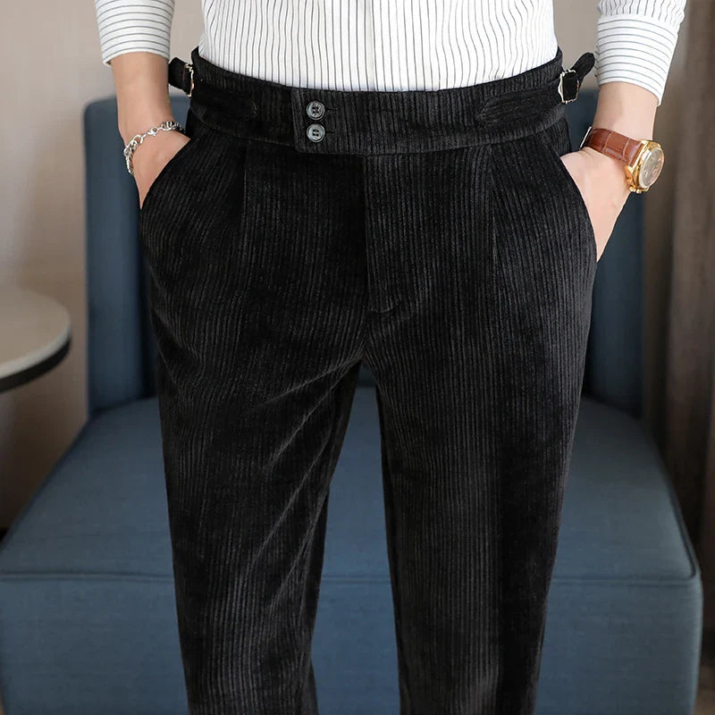 Christophe Marechal High Waist Casual Pants