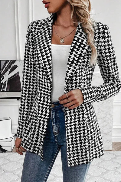 NORTHLINE STUDIO | CLASSIC HOUNDSTOOTH BLAZER